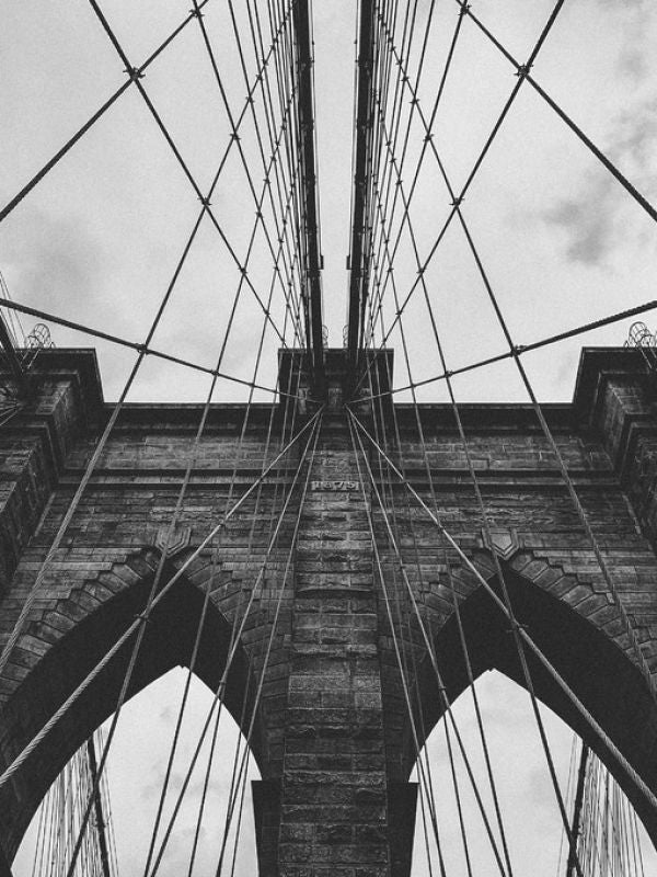 PHOTOWALL / Bridge Black and White Photo (e323324)