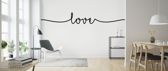 PHOTOWALL / Cursive Love Landscape (e323353)