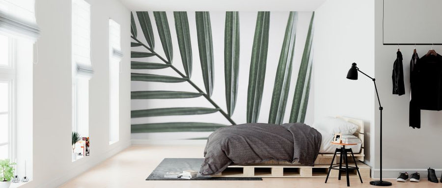 PHOTOWALL / Faded Palm Leaf Green Dark (e323373)