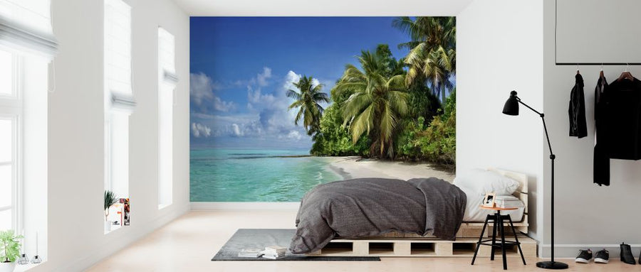 PHOTOWALL / Beachshore and Palms (e323259)