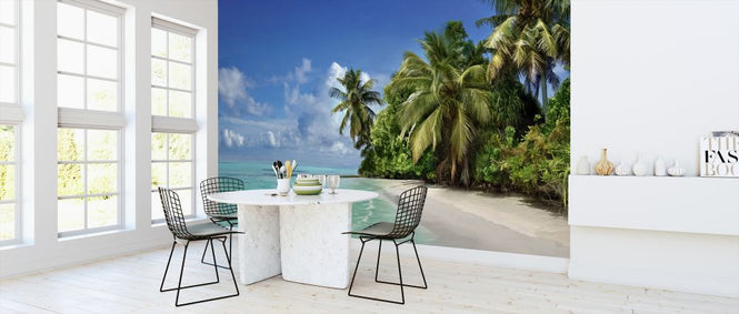 PHOTOWALL / Beachshore and Palms (e323259)