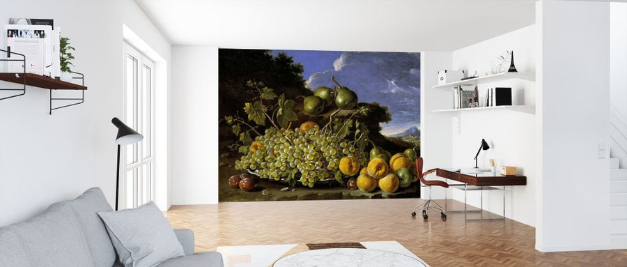 PHOTOWALL / Plate of Grapes - Infographics (e322208)