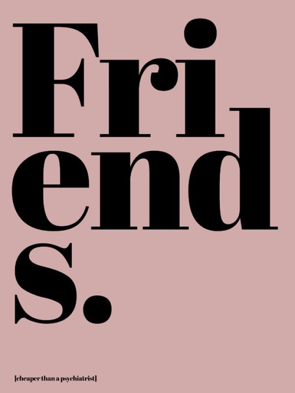 PHOTOWALL / Friends Cheaper Than (e323399)