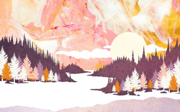 PHOTOWALL / Winter Abstract (e325240)