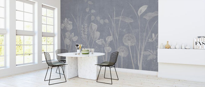 PHOTOWALL / Dandelion Field - Blue (e325245)