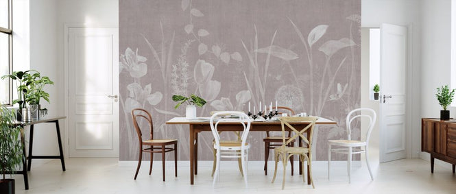 PHOTOWALL / Dandelion Field - Plum (e325247)