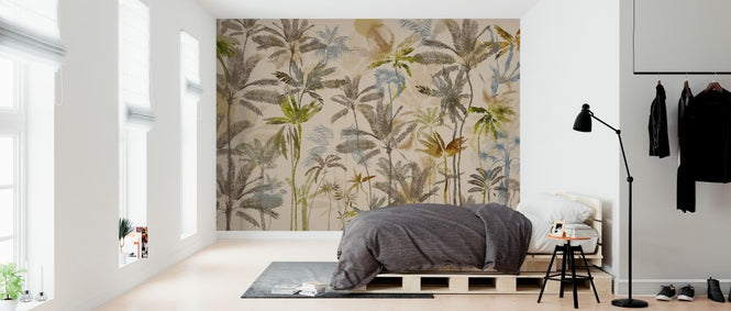 PHOTOWALL / Rising Palms - Mocha (e325495)
