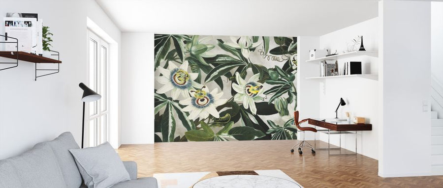 PHOTOWALL / White Passiflora (e325524)