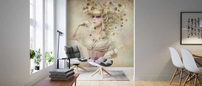 PHOTOWALL / Girl of the Flower Garden (e323623)