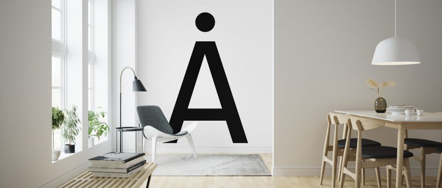 PHOTOWALL / Letter A with Accent (e323455)