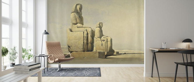 PHOTOWALL / Memmon Colossi Statue of Amenphis III - Infographics (e322262)