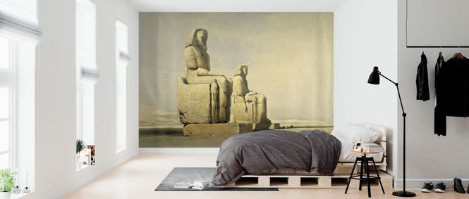 PHOTOWALL / Memmon Colossi Statue of Amenphis III - Infographics (e322262)
