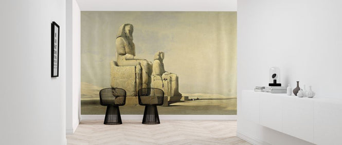 PHOTOWALL / Memmon Colossi Statue of Amenphis III - Infographics (e322262)