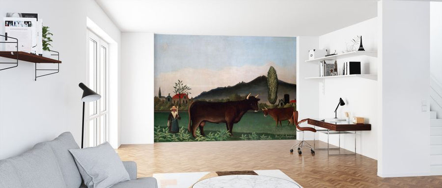 PHOTOWALL / Landscape with Cattle - Infographics (e322280)