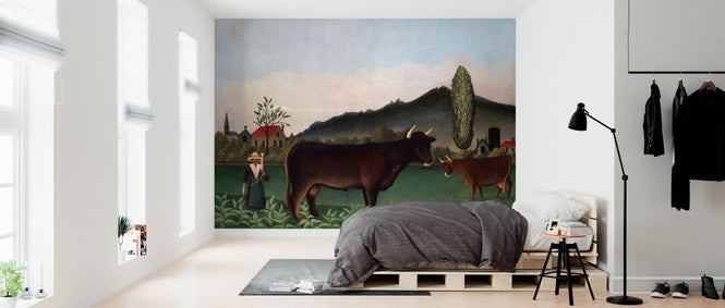 PHOTOWALL / Landscape with Cattle - Infographics (e322280)