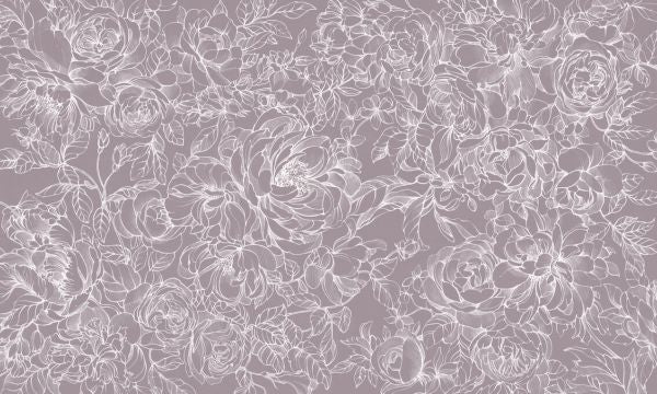 PHOTOWALL / Floralium - Plum (e325990)