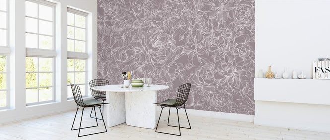 PHOTOWALL / Floralium - Plum (e325990)