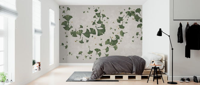 PHOTOWALL / Ginkgo Leaves Blowin in the Wind - Natur (e325997)