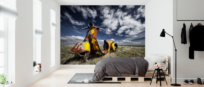 PHOTOWALL / Yellow Scooter (e324452)