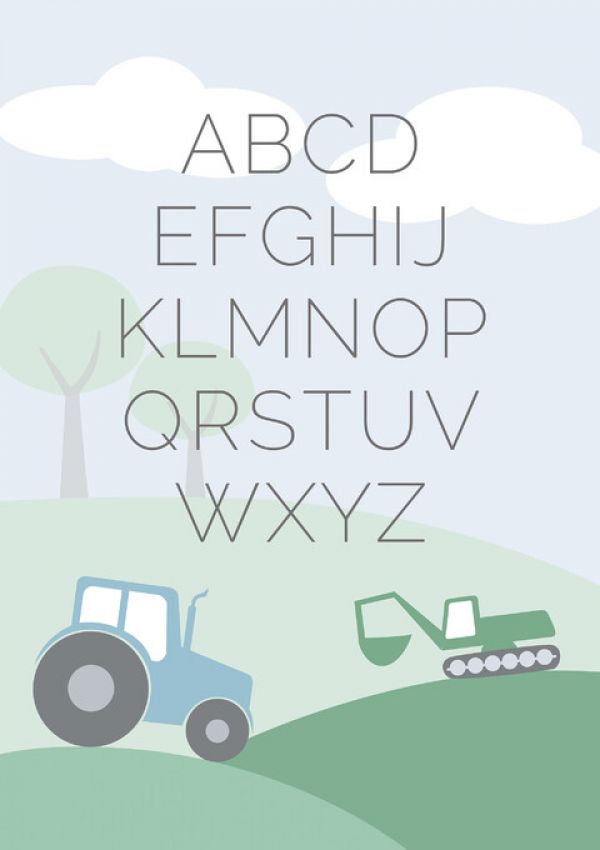 PHOTOWALL / ABC Tractor - Green (e325940)