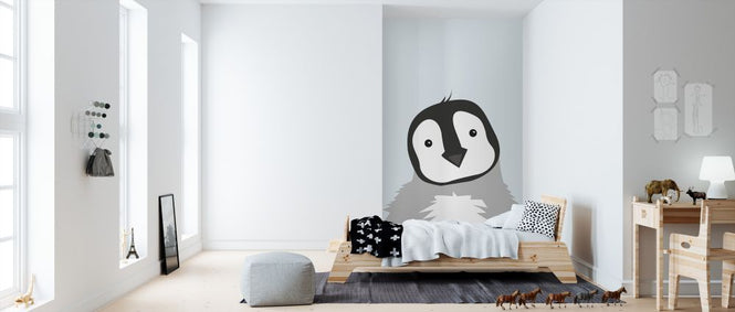 PHOTOWALL / Chubby Penguin - Blue (e325948)