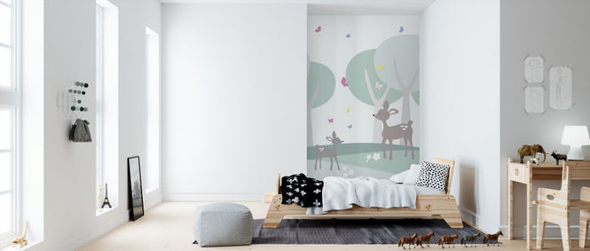 PHOTOWALL / Deer World - Green (e325955)