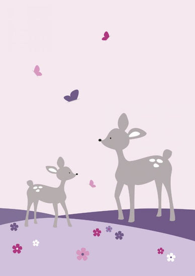 PHOTOWALL / Deer World - Pink (e325956)