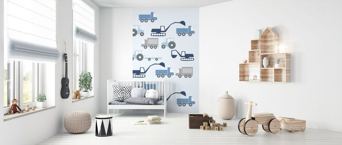 PHOTOWALL / Heavy Vehicles - Blue (e325957)