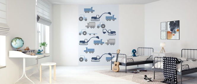 PHOTOWALL / Heavy Vehicles - Blue (e325957)