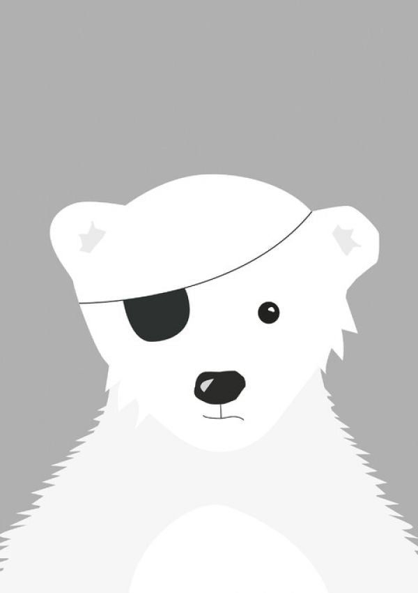 PHOTOWALL / Polar Pirate - Gray (e325976)