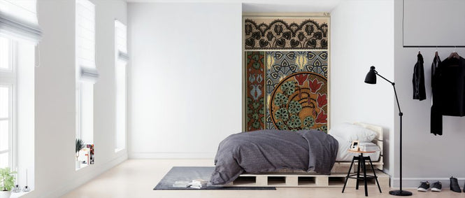 PHOTOWALL / Cyclamen Persicum Motif - Infographics (e322341)