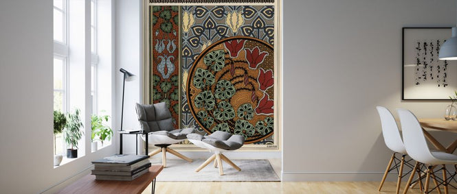 PHOTOWALL / Cyclamen Persicum Motif - Infographics (e322341)