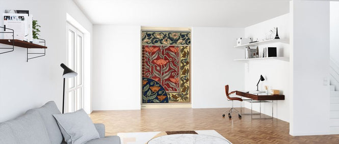 PHOTOWALL / Poppy in Stained Glass - Infographics (e322350)