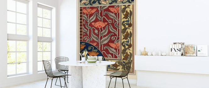 PHOTOWALL / Poppy in Stained Glass - Infographics (e322350)