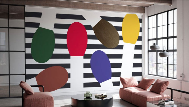 PHOTOWALL / Matches and Stripes (e326867)