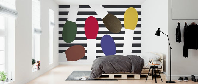PHOTOWALL / Matches and Stripes (e326867)