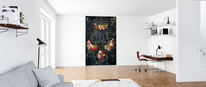 PHOTOWALL / Garland with Jesus and Saint Teresa - Daniel Seghers (e325851)