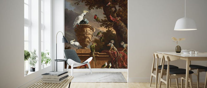 PHOTOWALL / Menagerie - Melchior D&#039;Hondecoeter (e325873)