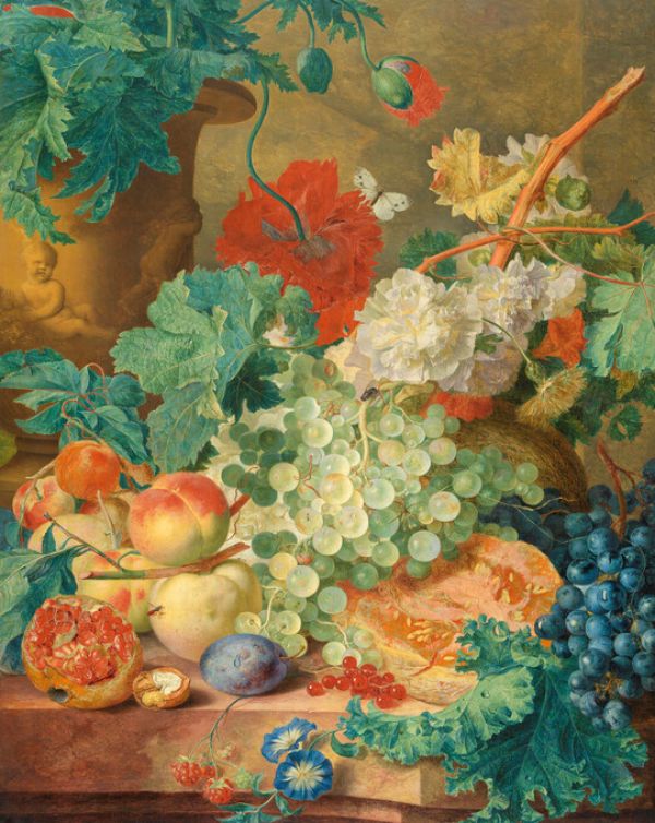 PHOTOWALL / Still Life with Flowers and Fruit - Jan Van Huysum (e325881)