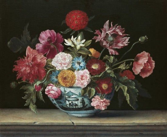 PHOTOWALL / Chinese Bowl with Flowers - Jacques Linard (e325893)