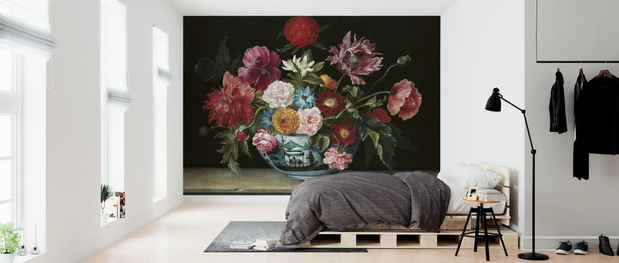 PHOTOWALL / Chinese Bowl with Flowers - Jacques Linard (e325893)