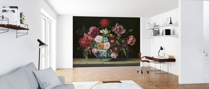 PHOTOWALL / Chinese Bowl with Flowers - Jacques Linard (e325893)