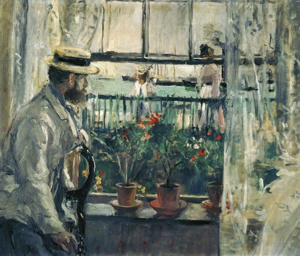PHOTOWALL / Eugene Manet on the Isle of Wight - Berthe Morisot (e325919)