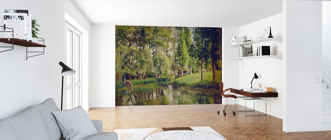 PHOTOWALL / Wash House at Bazincourt - Camille Pissarro (e325929)