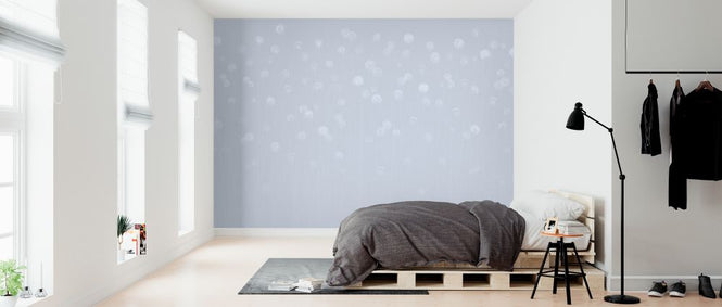 PHOTOWALL / Dandelion Field - Soft Blue (e326666)