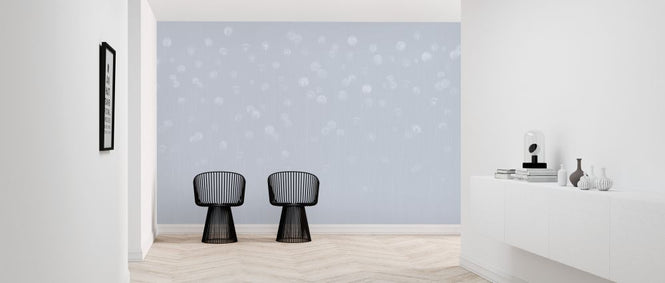 PHOTOWALL / Dandelion Field - Soft Blue (e326666)