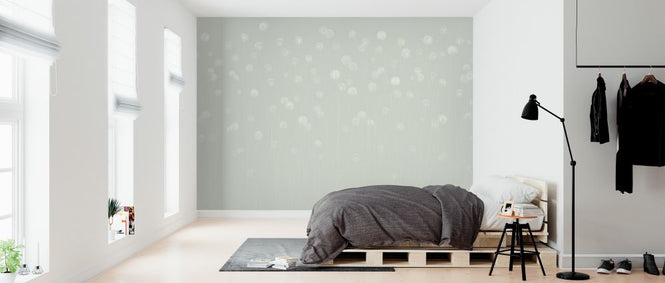 PHOTOWALL / Dandelion Field - Soft Mint (e326667)