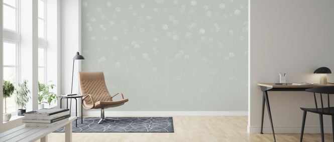 PHOTOWALL / Dandelion Field - Soft Mint (e326667)