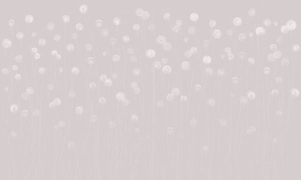 PHOTOWALL / Dandelion Field - Soft Pink (e326668)