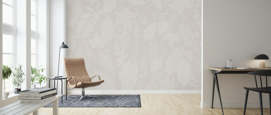 PHOTOWALL / Leaf Potpourri - Beige (e326669)